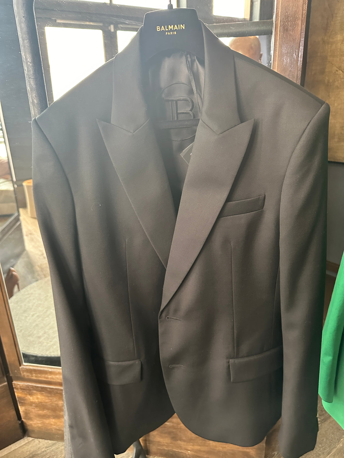 Balmain Black Suit JKT