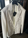 Balmain White Suit JKT