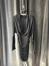 Saint Laurent Jersey Viscose Brilliant Dress Color BLK Size XL