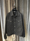 Valentino GIUBBINO IN Denim Jacket BLK SZ 52