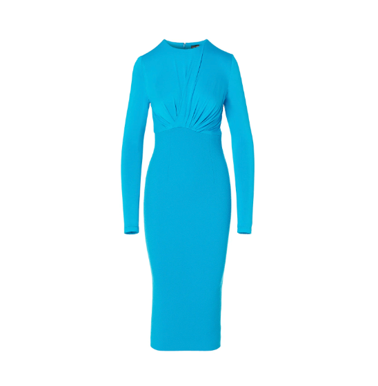 SERGIO HUDSON ASYMMETRIC DRESS