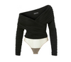 SERGIO HUDSON OFF THE SHOULDER BODYSUIT